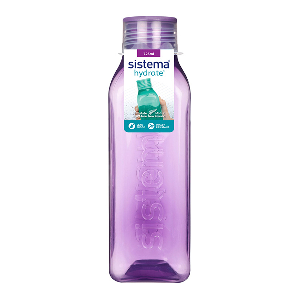SISTEMA Hydrate Láhev Square šroubovací víčko fialová 725 ml