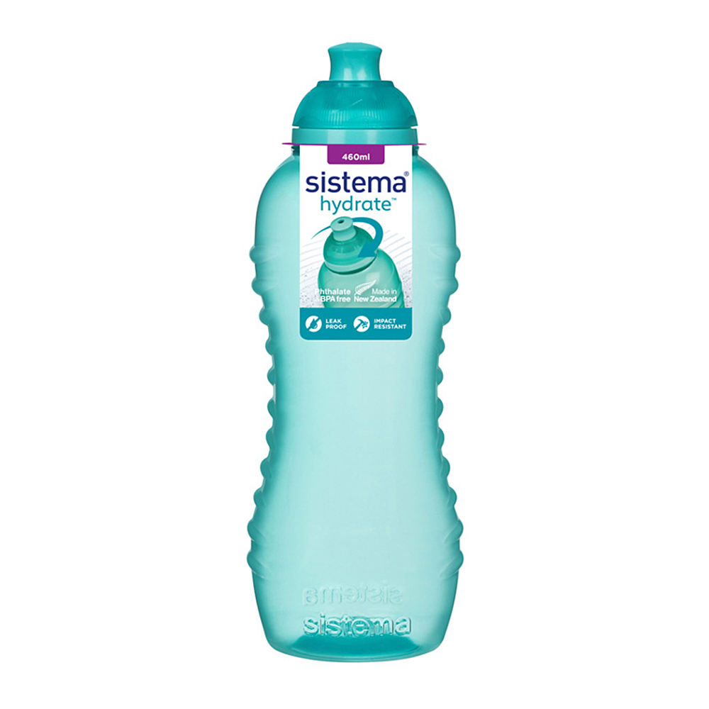 SISTEMA Hydrate Láhev Squeeze Twist ‘n’ Sip zelená 460 ml