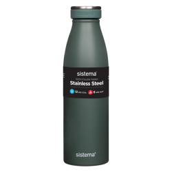 SISTEMA Hydrate Termoláhev Stainless Steel tmavě zelená 500 ml