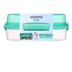 SISTEMA To go krabička na oběd flip and nest zelená 1,8 l