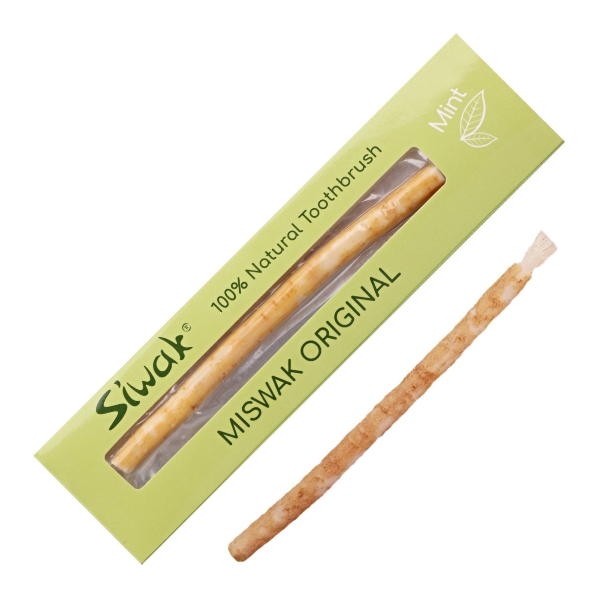 Siwak Miswak Original Máta přírodní zubní kartáček 1 ks