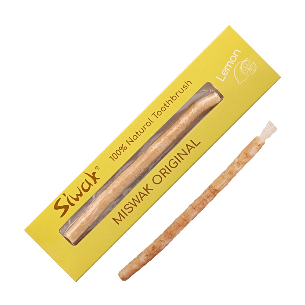 SIWAK Přírodní zubní kartáček s příchutí citron