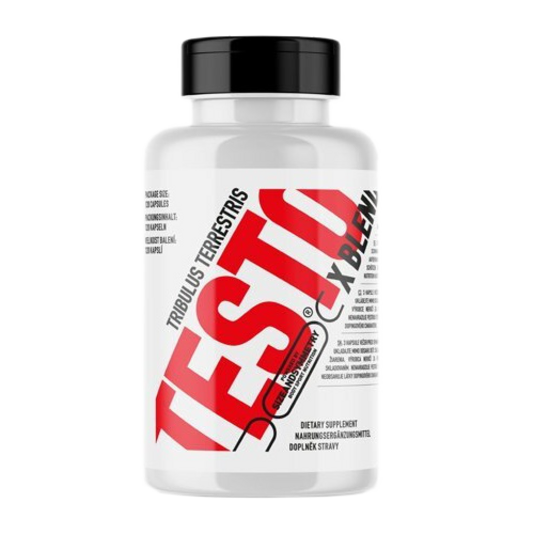 SizeAndSymmetry Tribulus TESTO X-BLEND - 120 kapslí
