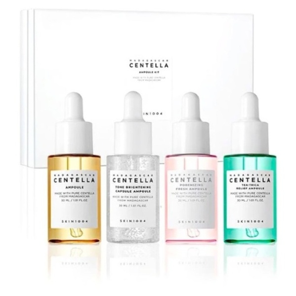 SKIN1004 Madagascar Centella sada pečujících ampulí na obličej 4x30 ml