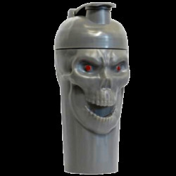 Skull Labs Shaker s lebkou 700ml - šedý