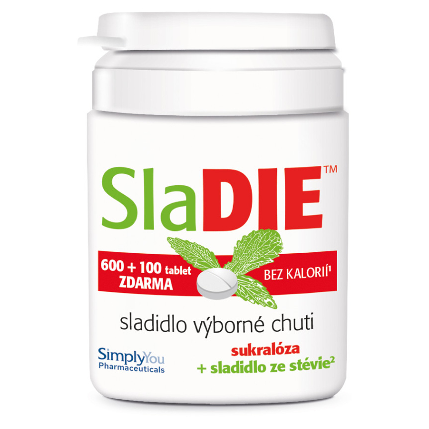 SLADIE Sladidlo 600 + 100 tablet ZDARMA