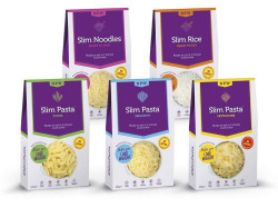 Slim Pasta Konjakové těstoviny bez nálevu, mix různých druhů, výhodný balíček 5 ks