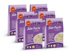 Slim Pasta Konjakové těstoviny ve tvaru lasagní v nálevu, výhodný balíček 5+1