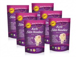 Slim Pasta Konjakové těstoviny ve tvaru nudlí v nálevu, výhodný balíček 5+1