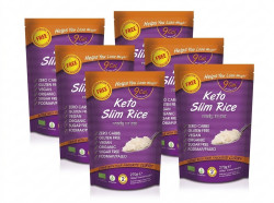 Slim Pasta Konjakové těstoviny ve tvaru rýže v nálevu, výhodný balíček 5+1