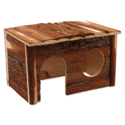 Small Animals Domek dřevěný s kůrou 28x18x16cm