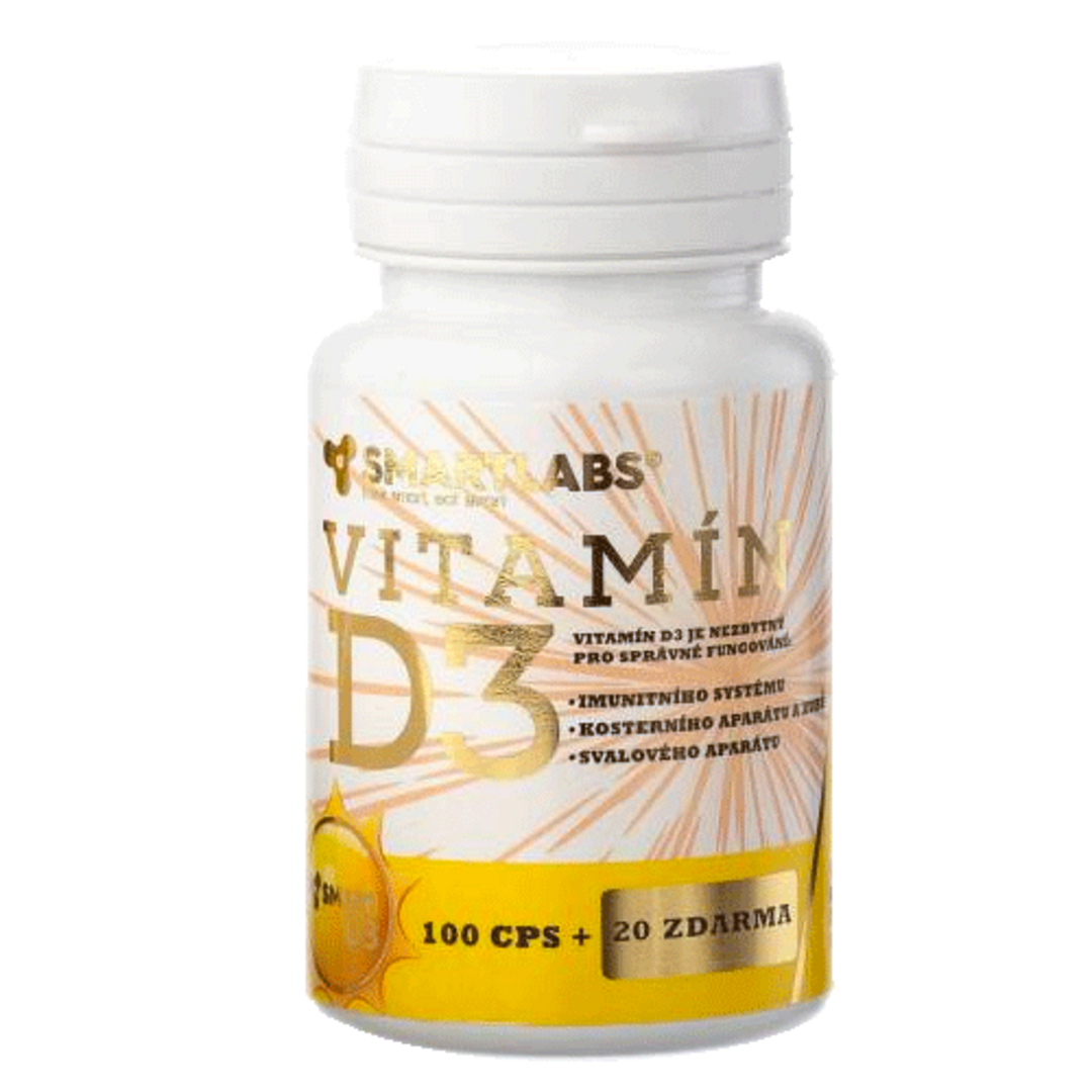 Smartlabs Vitamín D3 4000IU - 120 kapslí