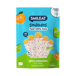 Smileat BIO 100% ovocné zmrzlinky k zamražení hruška a broskev 6M+ 5x5 g