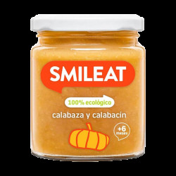 SMILEAT BIO zeleninový příkrm dýně, brambory, cuketa s extra panenským olivovým olejem 6M+, 230 g