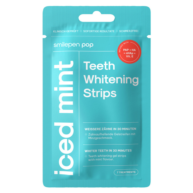 SMILEPEN Pop  Bělící pásky Iced Mint 7 x 2 kusy