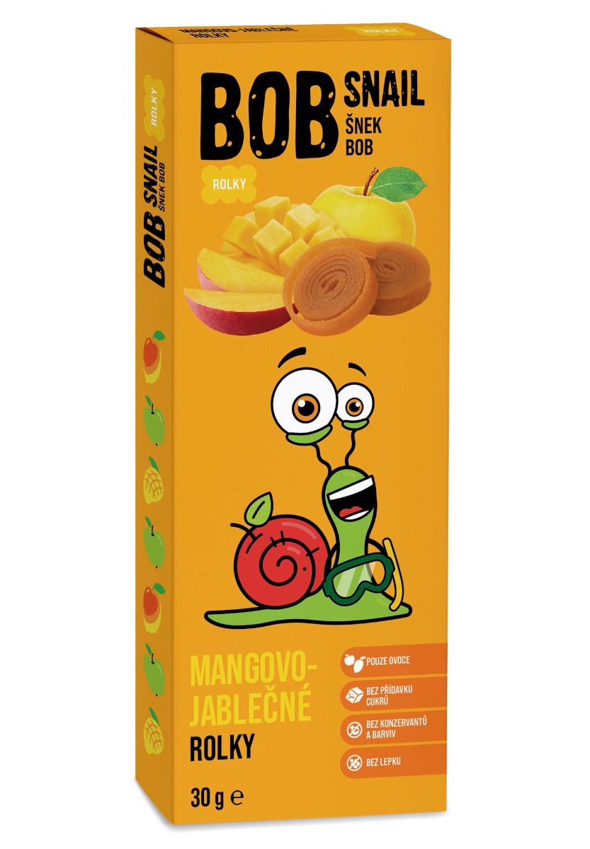 ŠNEK BOB mango-jablko ovocné rolky 30 g