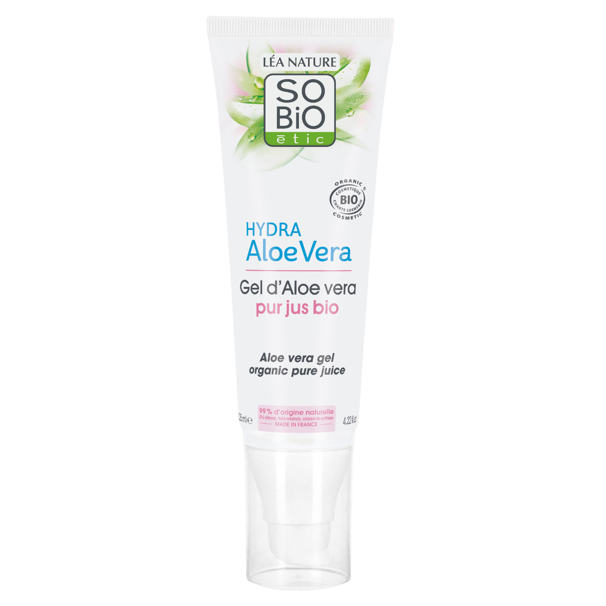 SO’BiO étic Aloe vera gel hypoalergenní BIO 125 ml