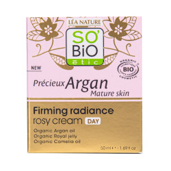 SO’BiO étic Anti-age Précieux Argan Denní růžový krém BIO 50 ml