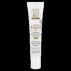 SO’BiO étic Anti-Age Precieux Argan Krém na okolí očí a rtů BIO 15 ml