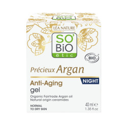 SO’BiO étic Anti-age Précieux Argan Noční pleťový gel BIO 50 ml