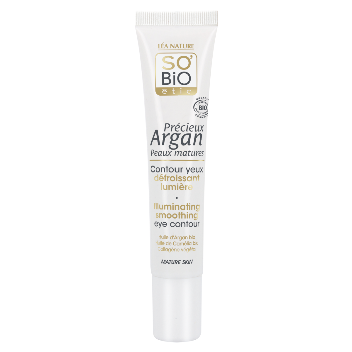 SO’BiO étic Anti-Age Precieux Argan Péče o oční okolí GOLD BIO 15 ml