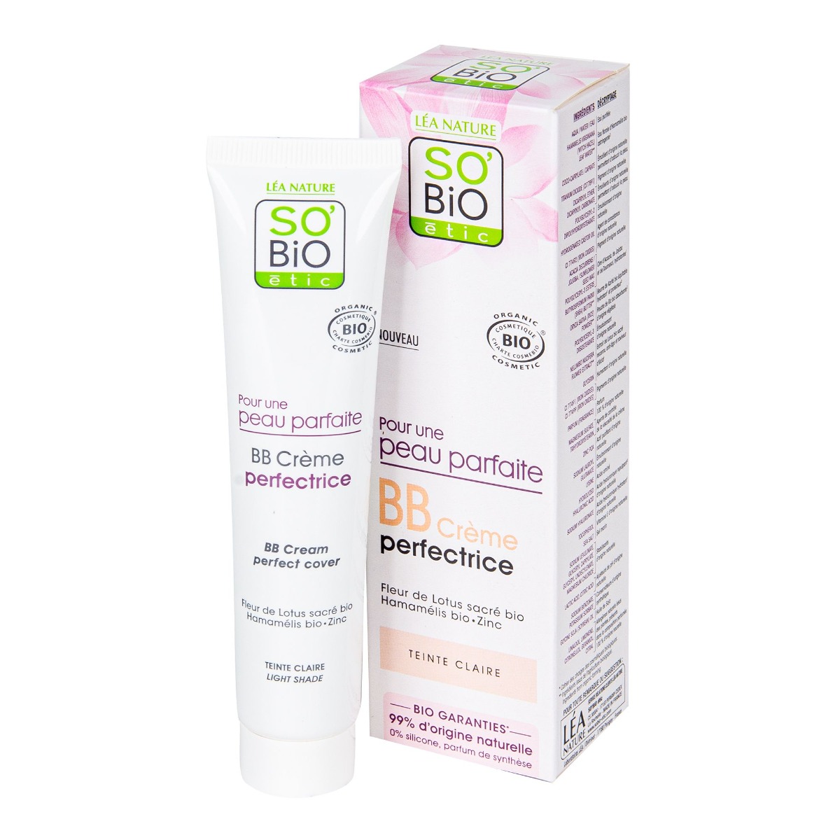 SO’BiO étic BB krém pro dokonalou pleť BIO odstín Light 40 ml