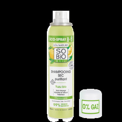 SO’BiO étic Čisticí suchý šampon ve spreji s Yuzu BIO 100 ml