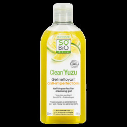 SO’BiO étic Clean Yuzu čisticí gel proti nedokonalostem pleti BIO 200 ml