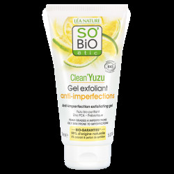 SO’BiO étic Clean Yuzu Gel pleťový exfoliační BIO 150 ml