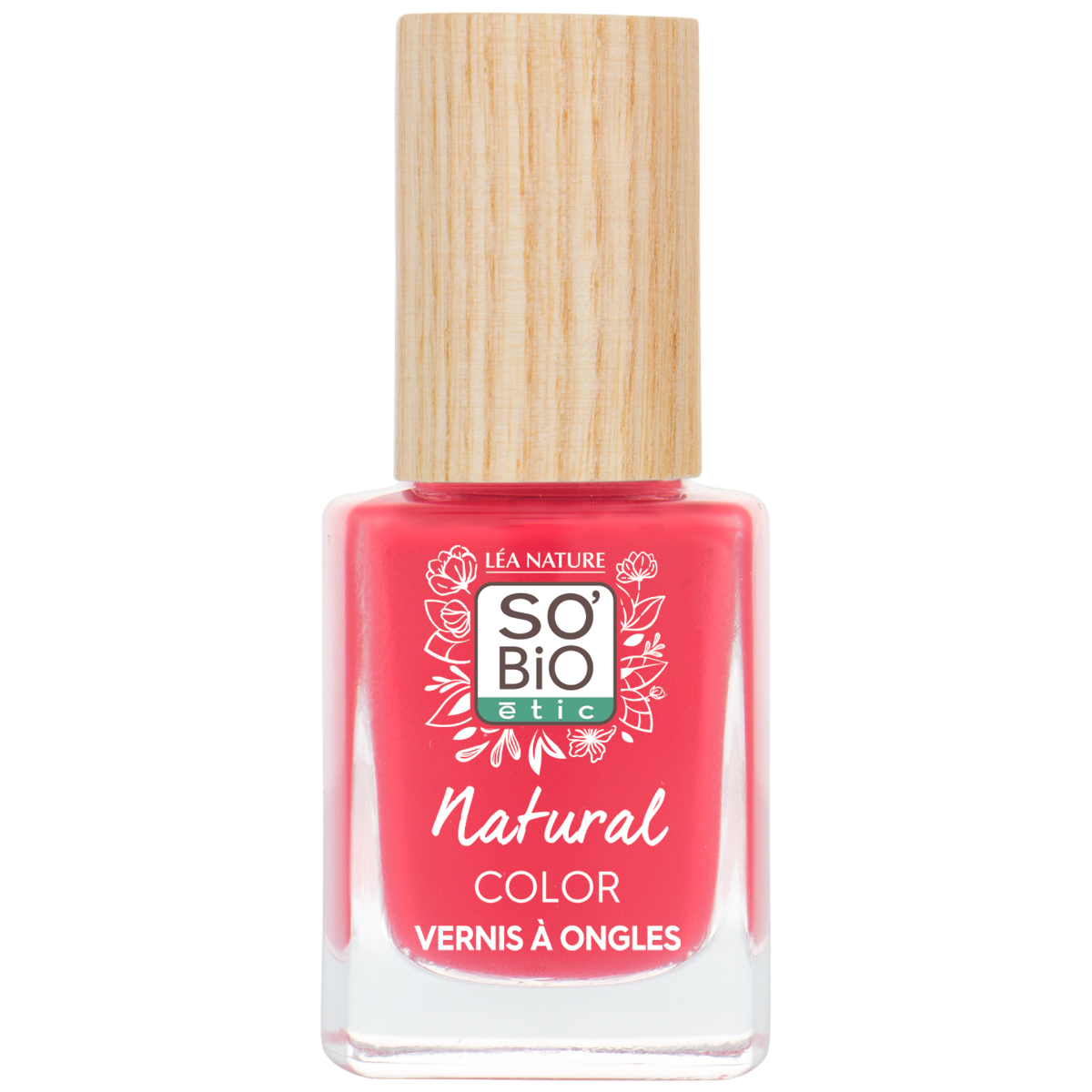 SO’BiO étic Lak na nehty 35 vibrující korálová 11 ml