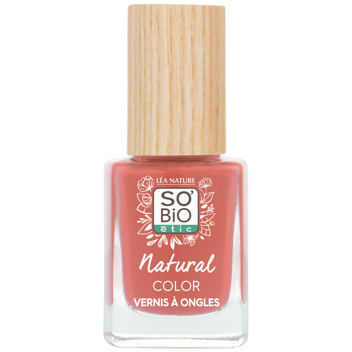SO’BiO étic Lak na nehty 65 růžová nude 11 ml