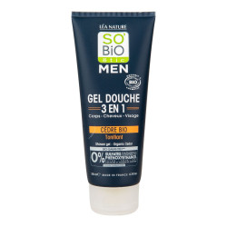 SO’BiO étic Men Sprchový gel 3v1 Tonizující cedr BIO 200 ml