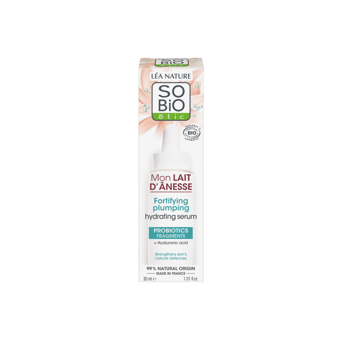 SO’BiO étic Posilující hydratační sérum s oslím mlékem BIO 30 ml