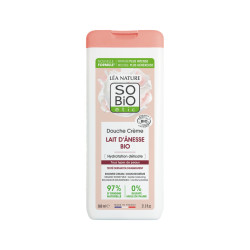 SO’BiO étic Sprchový krém jemně hydratační s oslím mlékem BIO 650 ml