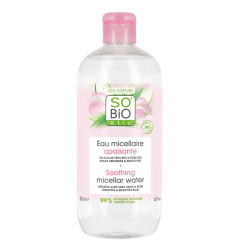 SO’BiO étic Zklidňující micelární voda s Aloe vera BIO 500 ml