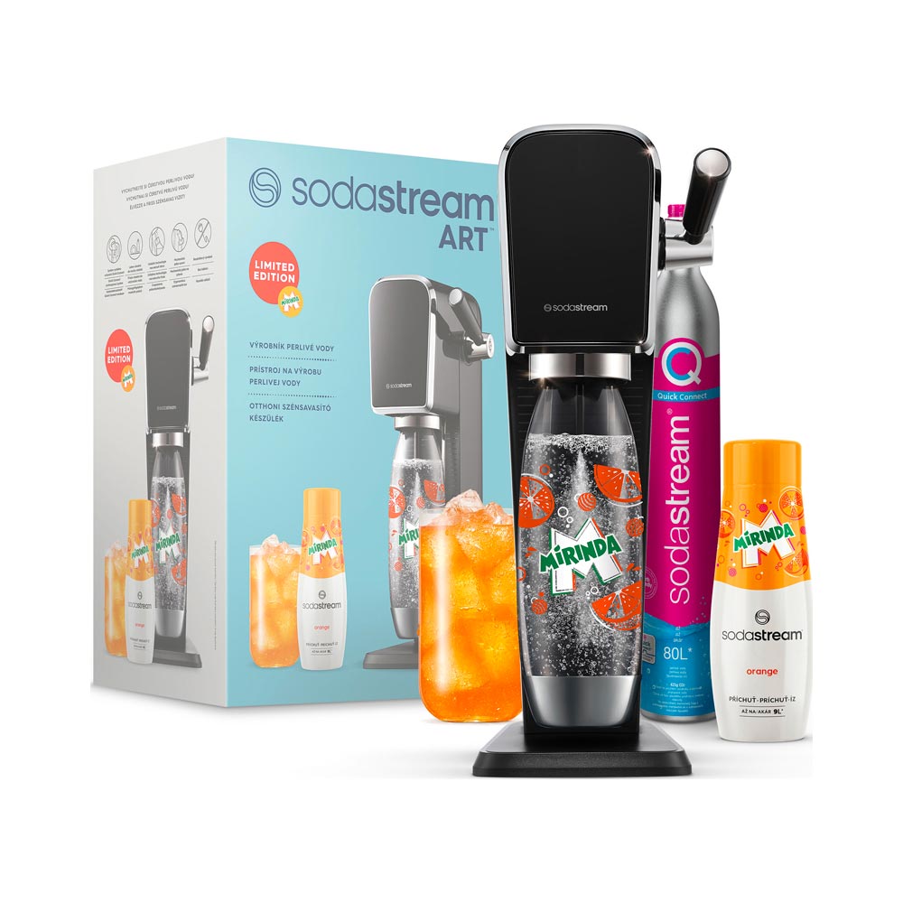 SODASTREAM Art Mirinda Mpack výrobník perlivé vody Black