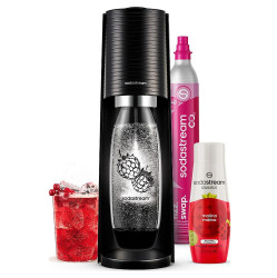 SODASTREAM Terra Black Malina Zero Mpack výrobník sody