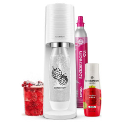 SODASTREAM Terra White Malina Zero Mpack výrobník sody