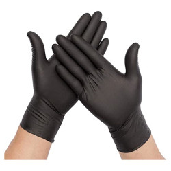 SOFTCLINIC Nitrilové rukavice vyšetřovací nepudrované černé S 100 ks