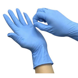 SOFTCLINIC Nitrilové rukavice vyšetřovací nepudrované modré L 100 ks