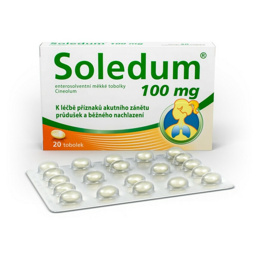 Soledum 100 mg  20 enterosolventních měkkých tobolek