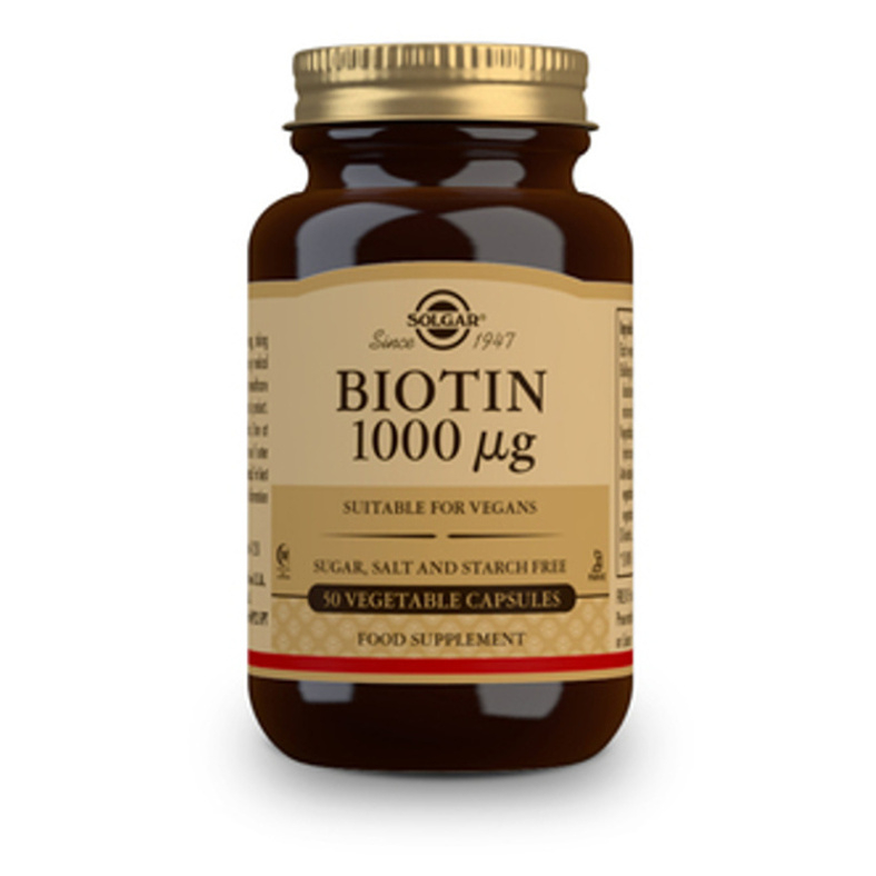 SOLGAR Biotin 1000 mcg 50 tobolek