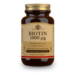 SOLGAR Biotin 1000 mcg 50 tobolek