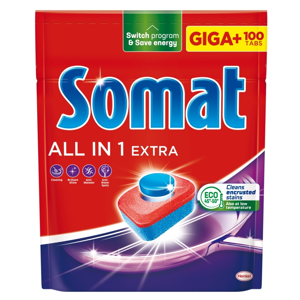 SOMAT All in 1 Extra Tablety do myčky 100 kusů