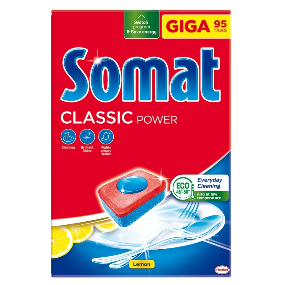 SOMAT Classic Power Tablety do myčky Lemon 95 kusů