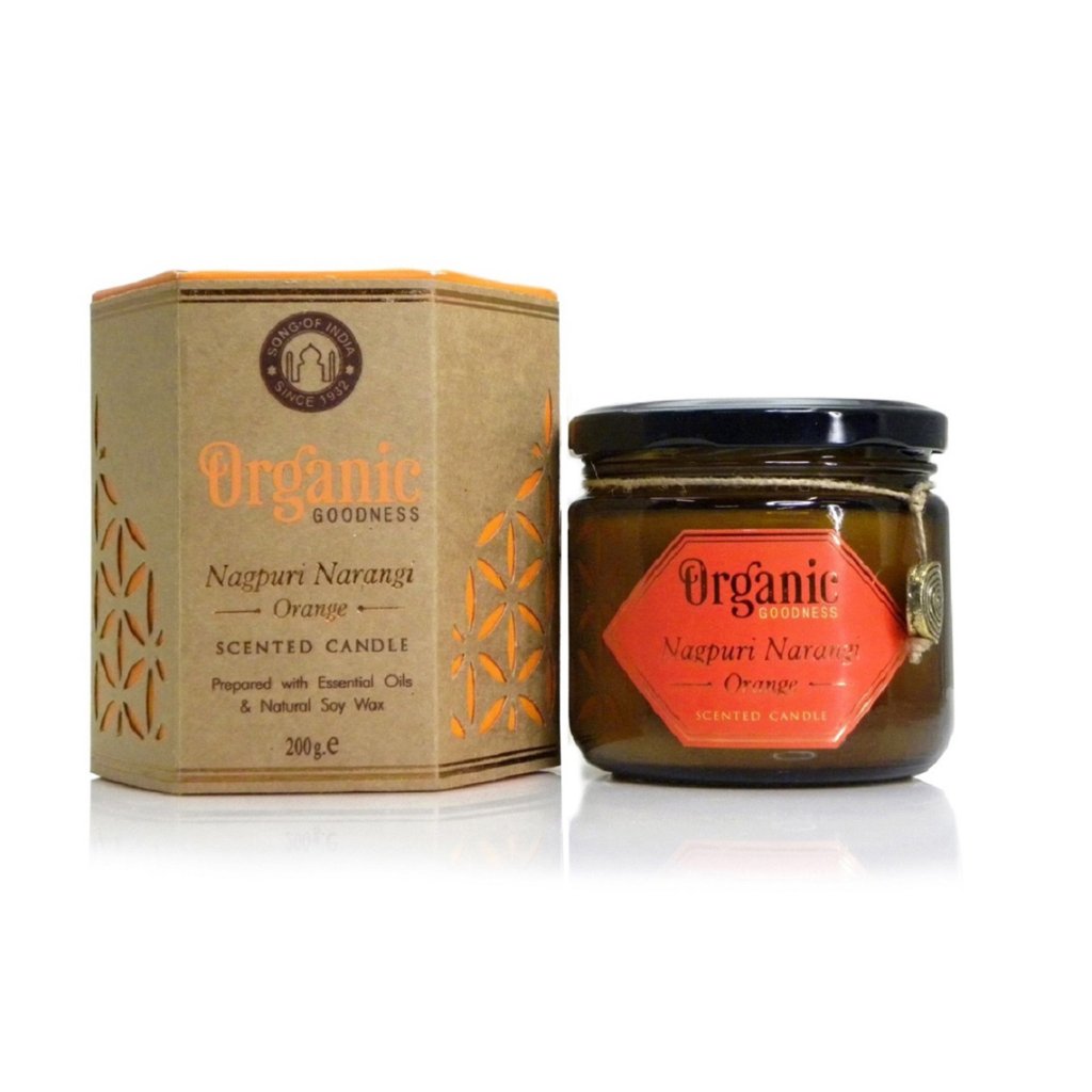 Song of India Vonná svíčka Organic Goodness - Nagpuri Narangi Orange