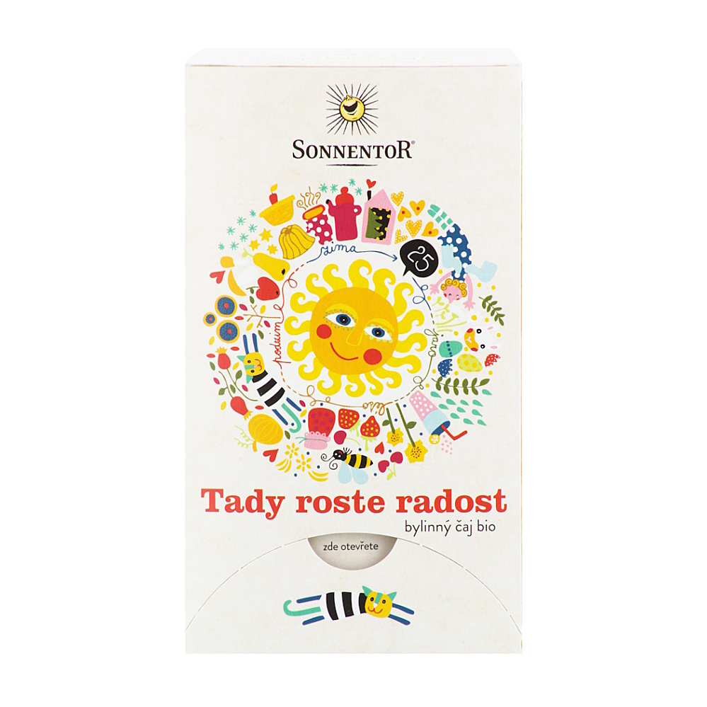 SONNENTOR Čaj tady roste radost BIO 18 sáčků
