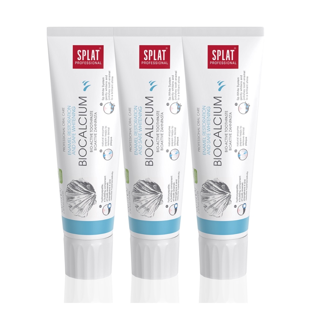SPLAT Professional BIOCALCIUM zubní pasta 3x100 g