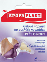 SPOFAPLAST 3M 912N Gel.nápl.puchýře na patách 4 ks