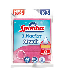 Spontex Absorb+ utěrka z mikrovlákna 3 ks